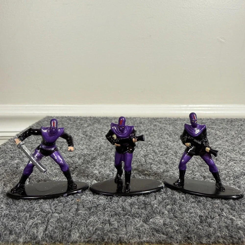 TMNT Jada Toys Metal Figure Lot Turtles Splinter Shredder April Foot Soldier
